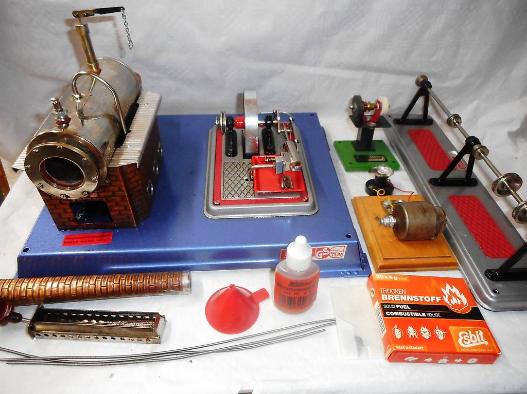 Machine à Vapeur Wilesco D10 - Métal - Années 1970 - Boîte D'origine