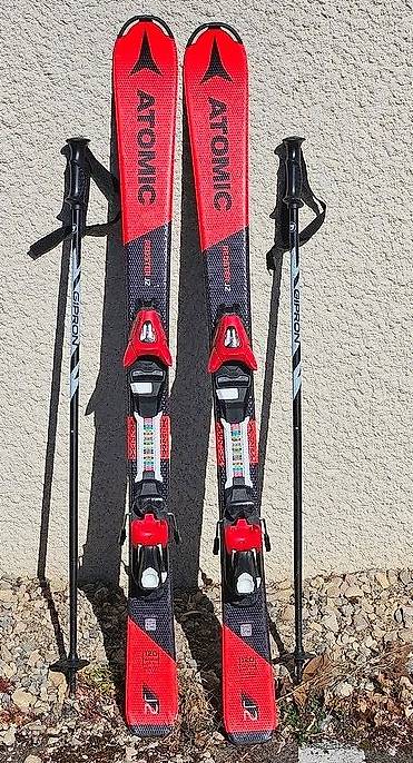 Skis ATOMIC Redster J2 120 cm avec fixations Canton Genève