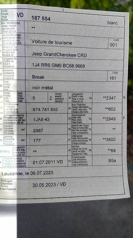 Jeep grand cherokee 3,0 tdi