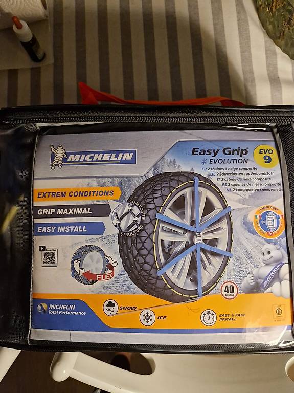 Lot De 2 Chaînes à Neige MICHELIN EASY GRIP N°J11 - Neuves Homologuées Neige/montagne