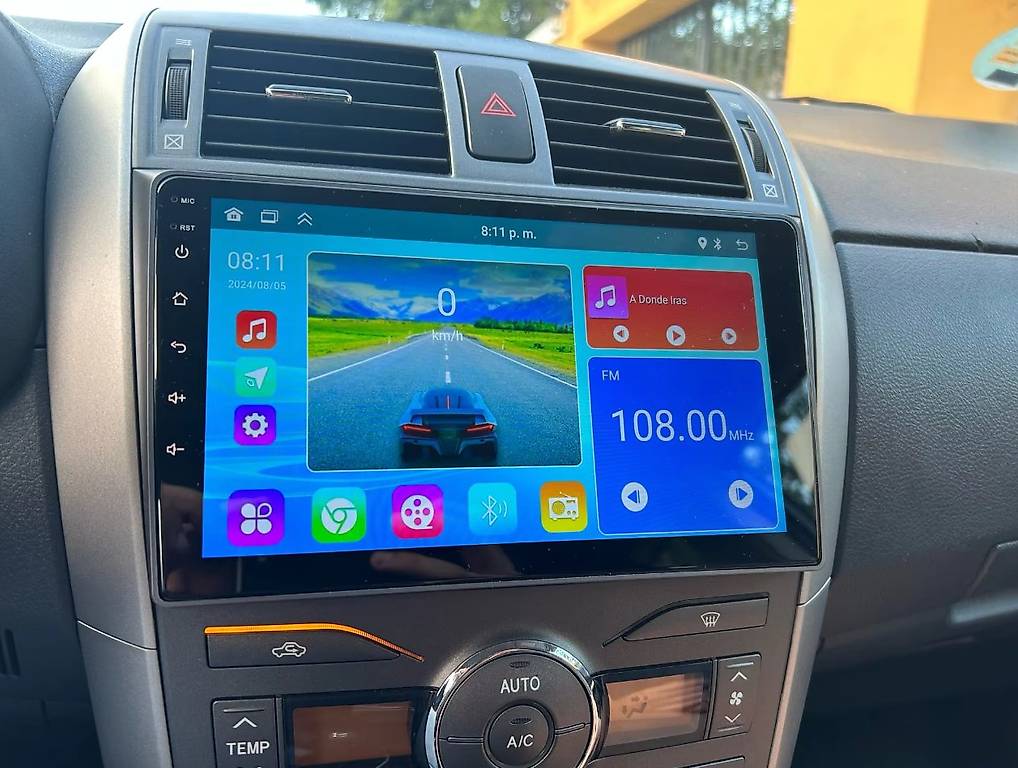 Corolla Bluetooth Radio For Toyota Corolla 2006-2013 Car Radio With Wireless Carplay/Android Auto, 9 Inch Android 13 IPS Touch Screen Car Stereo, Bluetooth, GPS Navi, WiFi... Toyota Corolla Stereo 2010