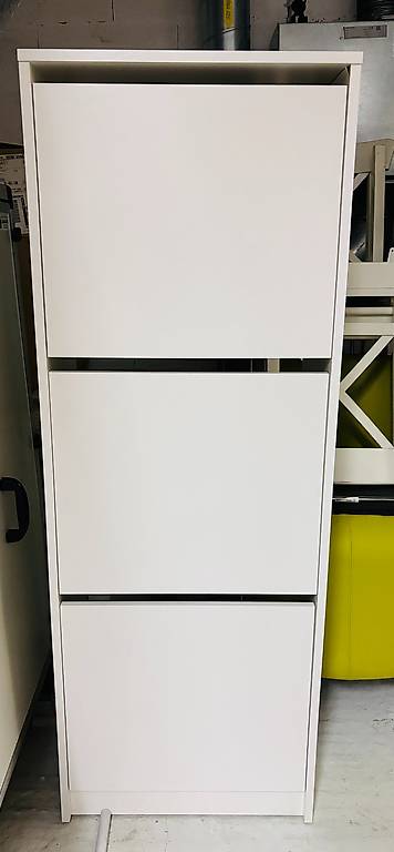 ARMOIRE A CHAUSSURES IKEA STÄLL 3 COMPARTIMENTS 79x29x148 cm - Ameublement