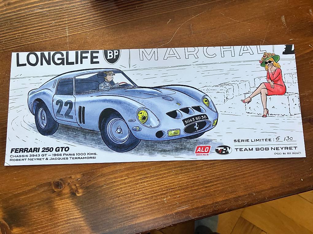 Ferrari 250 GTO N°24 1/18 KYOSHO - 24 Heures du Mans 1963 - Collection
