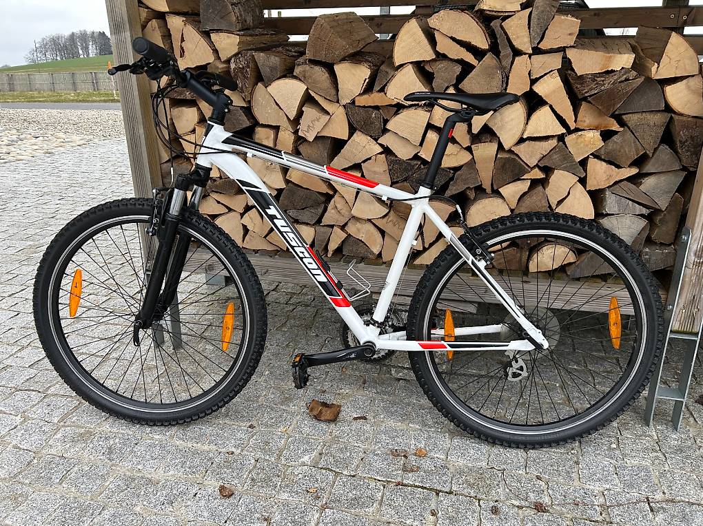 VTT 26" 21 Vitesses Pliable - Cadre Aluminium/Acier, Freins à Disque, Pour 160-185 Cm (LENJKYYO)