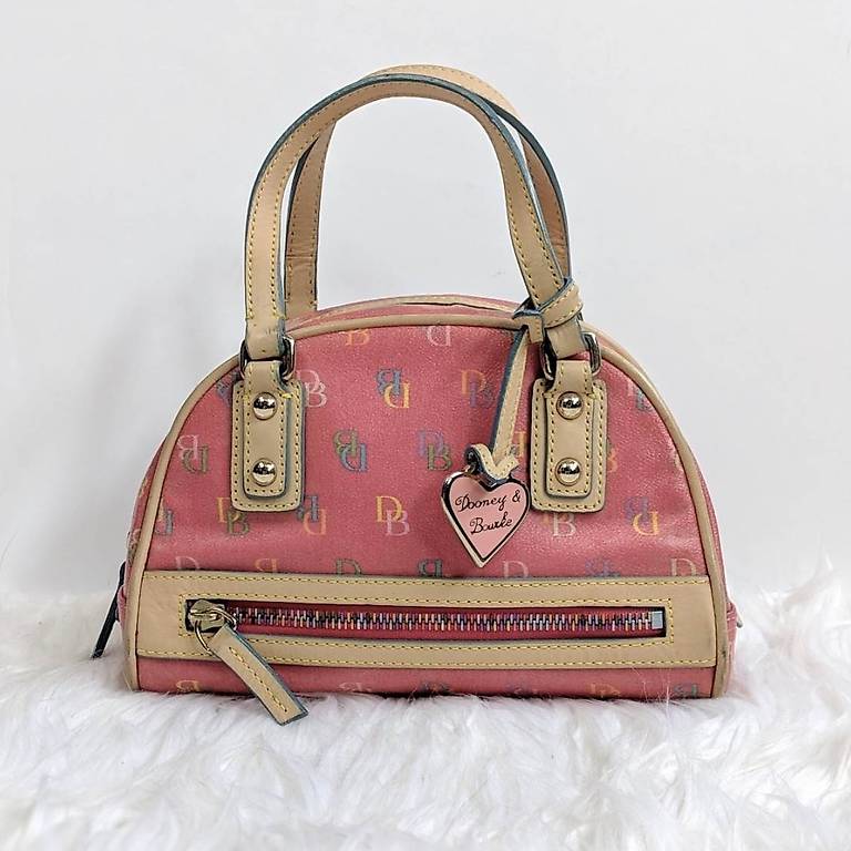 Mini Sac à Main Jaune Dooney & Bourke – Neuf Avec Défauts – Fermeture Zip