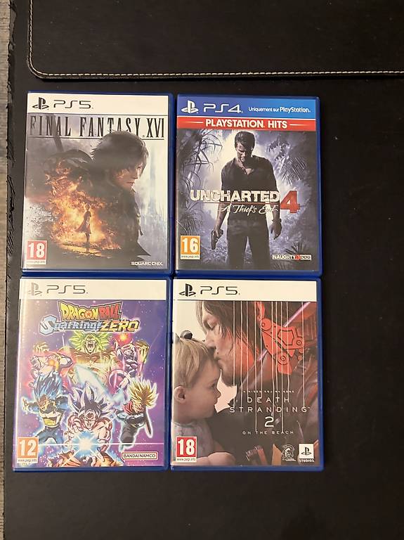 Pack de jeux vidéos PS5-PS4