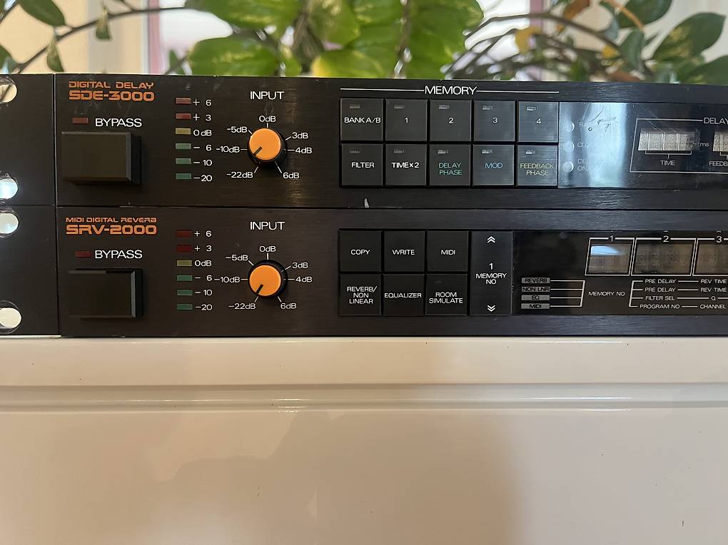 Roland SRV-2000 MIDI Digital Reverb Effect Processor,Vintage im
