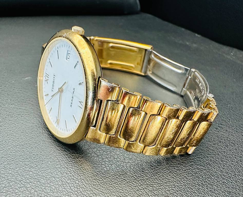 Montre Junghans à Quartz - Homme/Femme - Argenté Et Doré - Vintage (années 90) - Pile Neuve