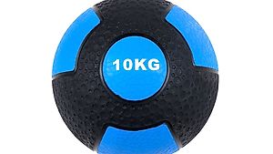 Medizinball / Wall Ball aus strapazierfähigem Gummi - 10 kg