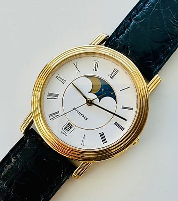 Montre-Bague Ancienne à Quartz - Boîtier Argenté - Pile Neuve - Années 90 - Occasion